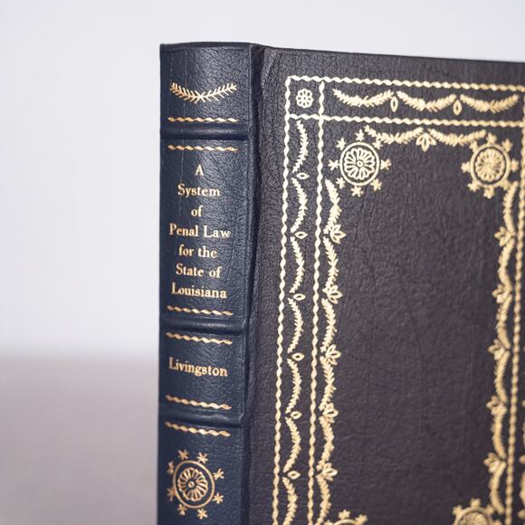 A System of Penal Law for the State of Louisiana Legal Classics Library Leather - Picture 2 of 13